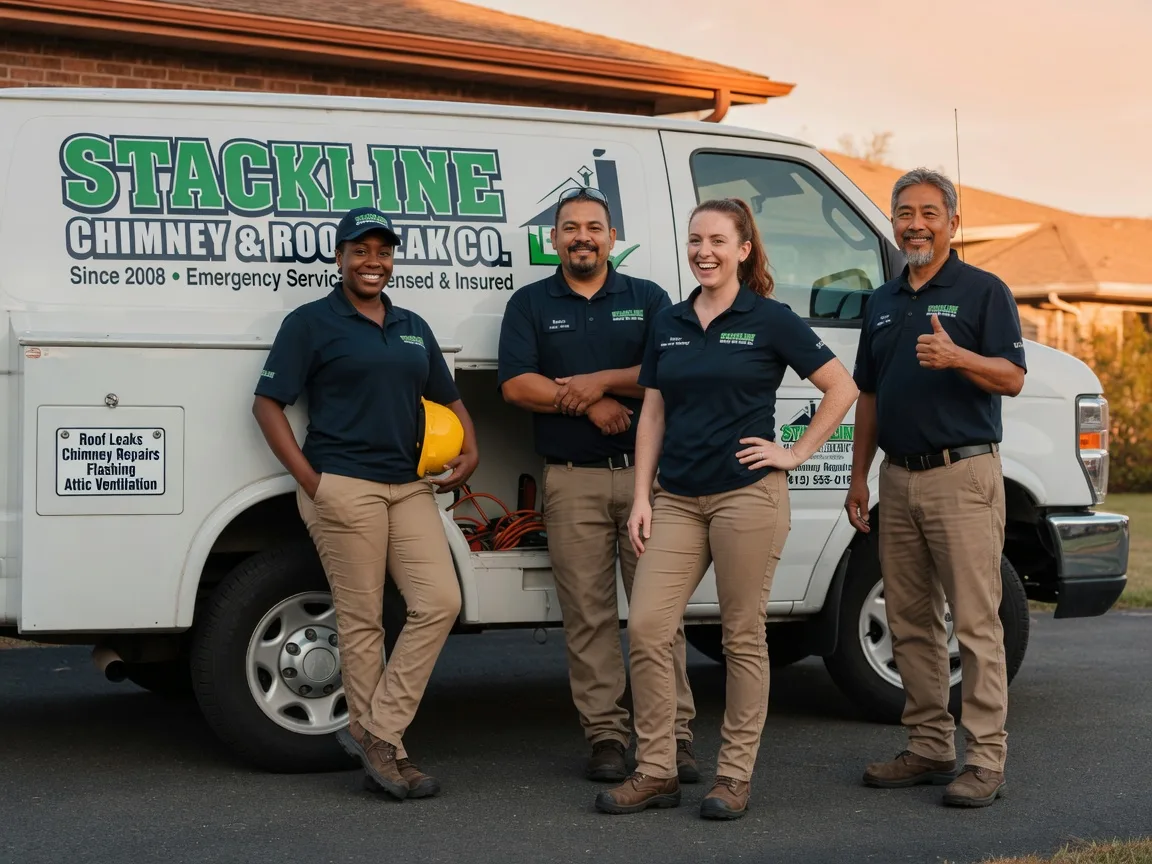 Chimney flashing repair company in Pineland, TX